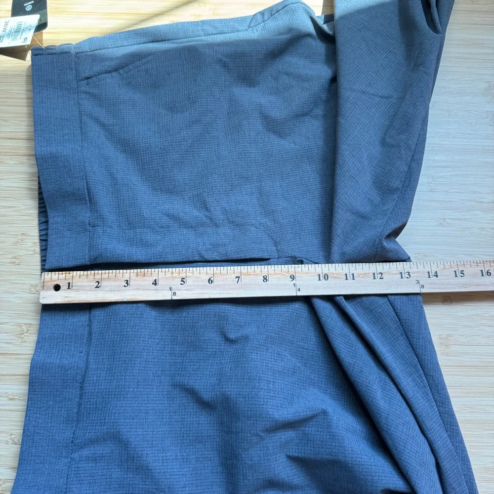 Alfani Alfatech Mens Ebony Grey Stretch Dress Pants 38W 32L‎ 100185392MN NEW